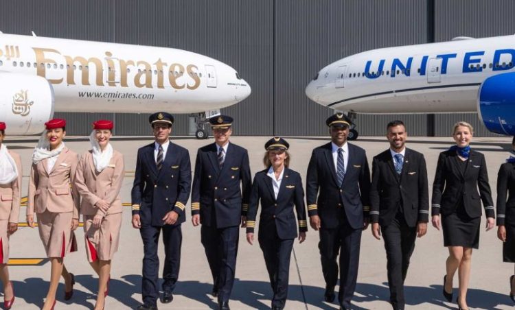 Emirates y United están ampliando la asociación del código para cubrir 9 destinos en México