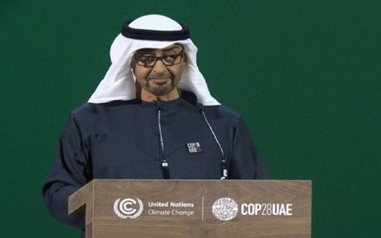 Oficialmente.. El Presidente de los EAU anuncia el establecimiento de un fondo de 30 mil millones de dólares para Soluciones Climáticas