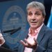 Ministro de Economía Caputo anuncia decisión de Milei de reducir plan de austeridad