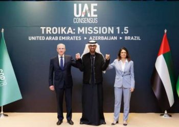 Los Emiratos Árabes Unidos, Azerbaiyán y Brasil anuncian la formación de una "troika" en pro del clima.