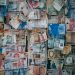 assorted-denomination banknote lot